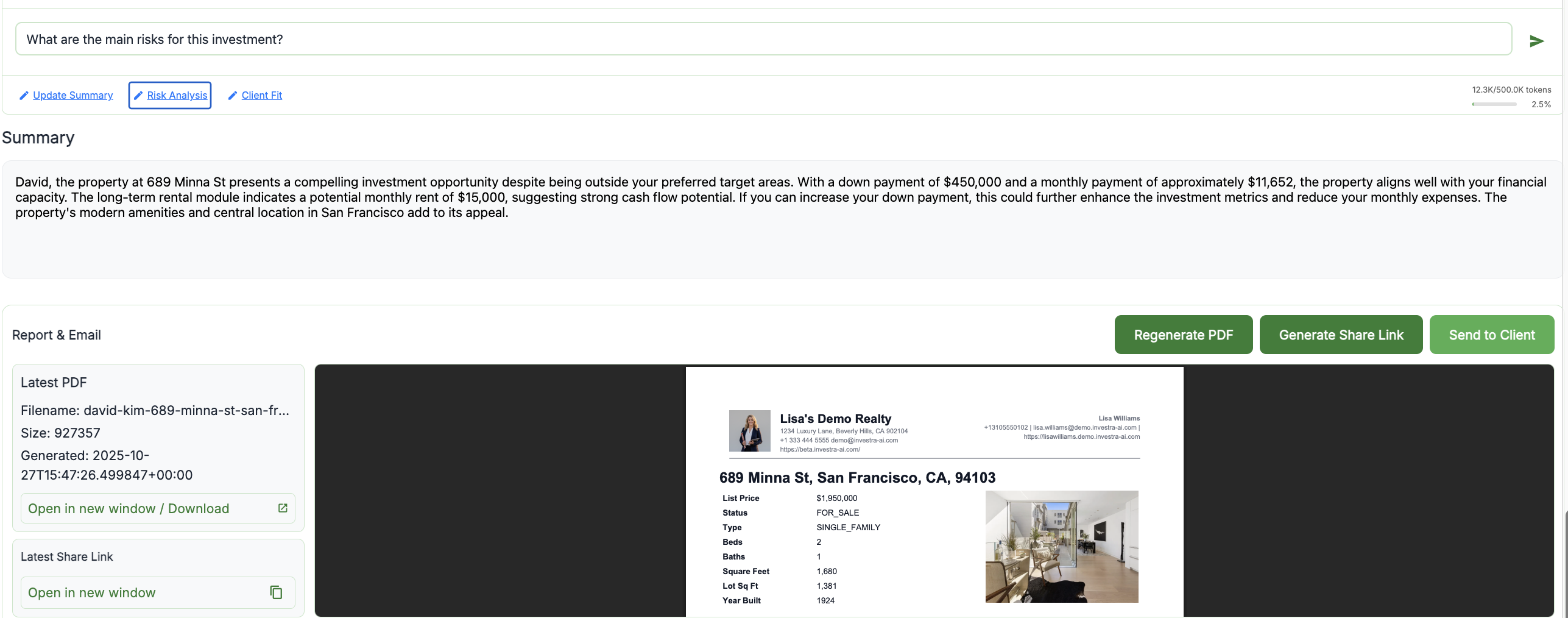 Communications and Reports